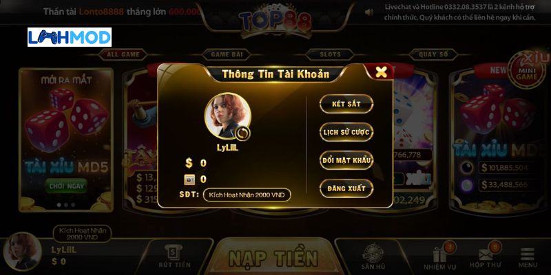 Bảo mật két sắt tại Top88