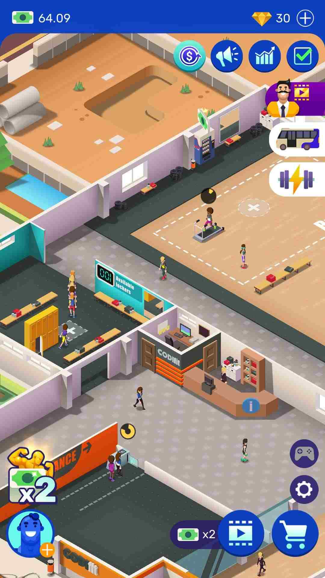 Idle GYM Sports mod apk cho android