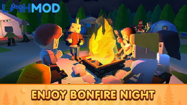 Camping Tycoon MOD APK {{version}} (Không quảng cáo)