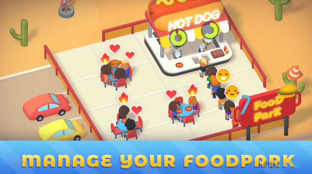 Idle Food Park Tycoon Mod Apk {{version}} (Vô Hạn Tiền)