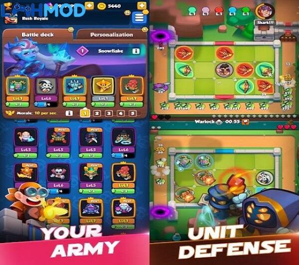 Rush Royale MOD APK {{version}} (Free Bonus)