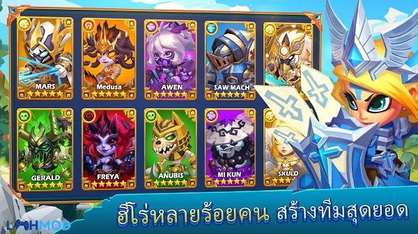 Bối cảnh của TapTap Heroes Mod