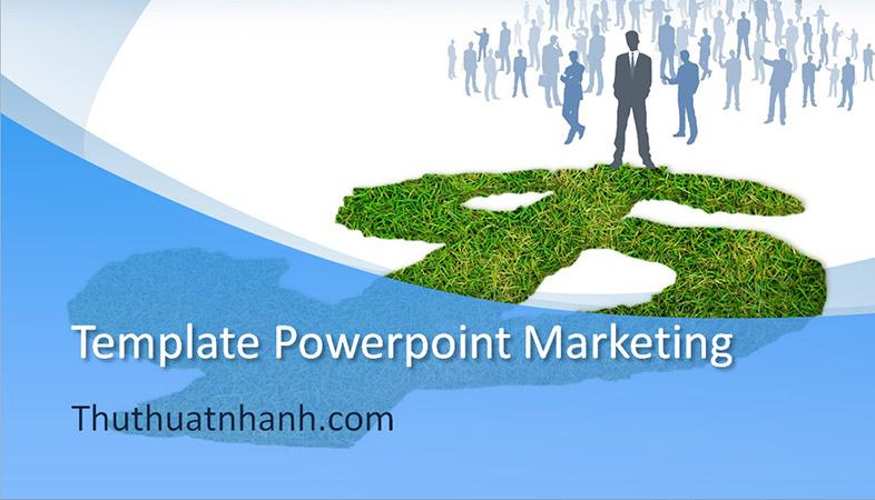 template powerpoint marketing