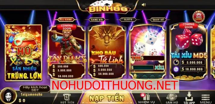 Cổng game binh88 cf