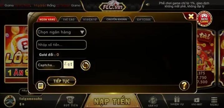 cổng game FLC Vin