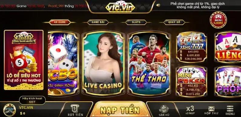 cổng game VTC Vin