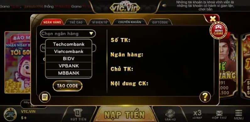 cổng game VTC Vin