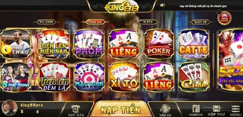 cổng game King88 pro