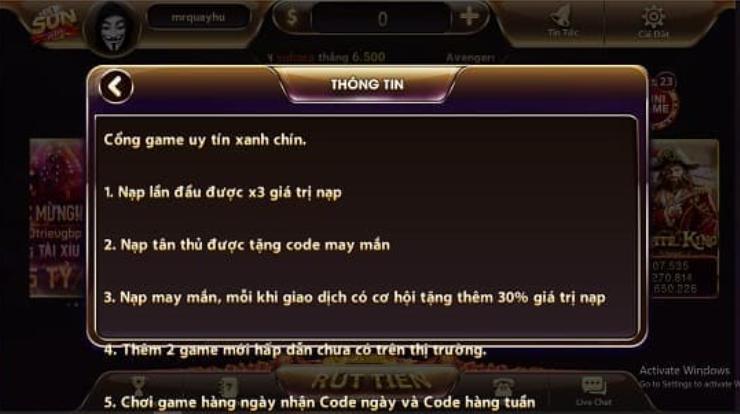 cổng game Sun688 CF