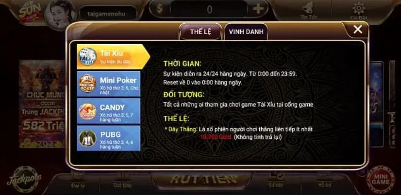 cổng game Sun789 Net