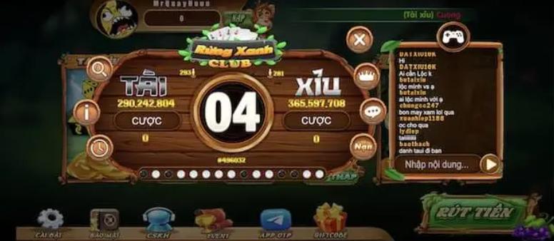 cổng game rừng xanh