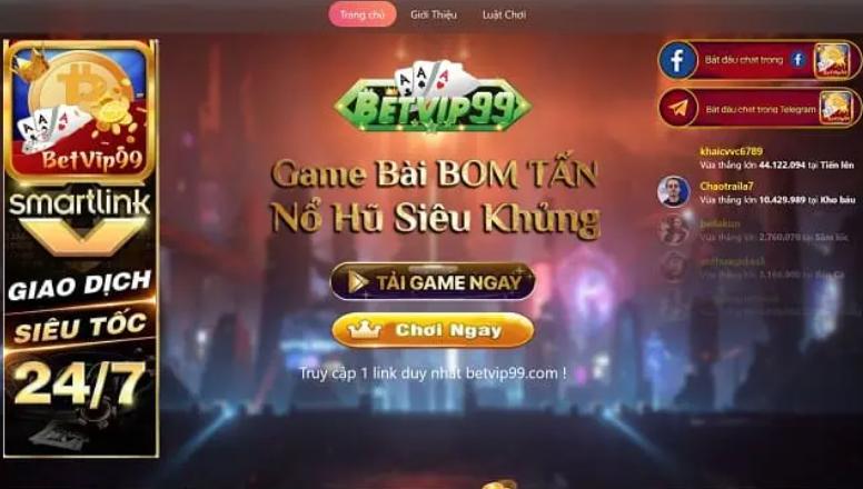 cổng game betvip99