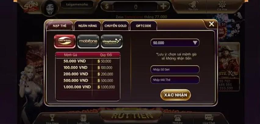 game bài đổi thương sunwin