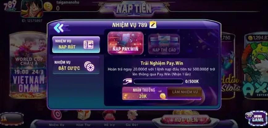 cổng game đổi thưởng 789a club