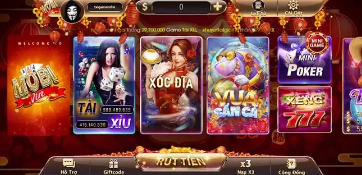 cổng game Mobi Vin