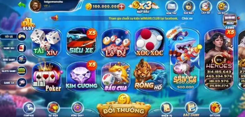 cổng game vua88