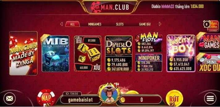 game đổi thưởng manclub