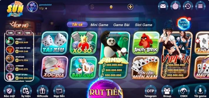 cổng game sunbet