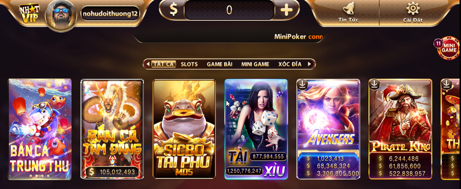 game nhất vip