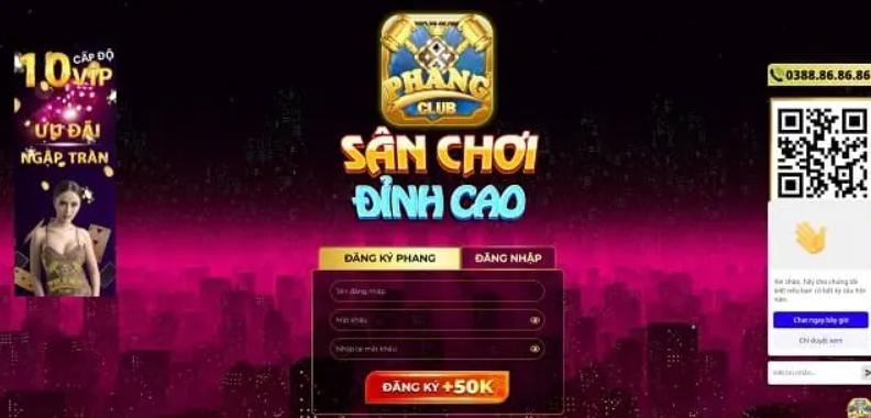 cổng game phangclub