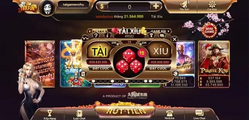 cổng game t88fun