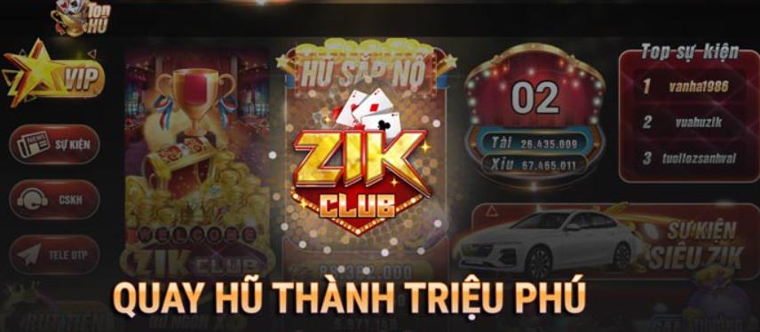 cổng game Zik Club